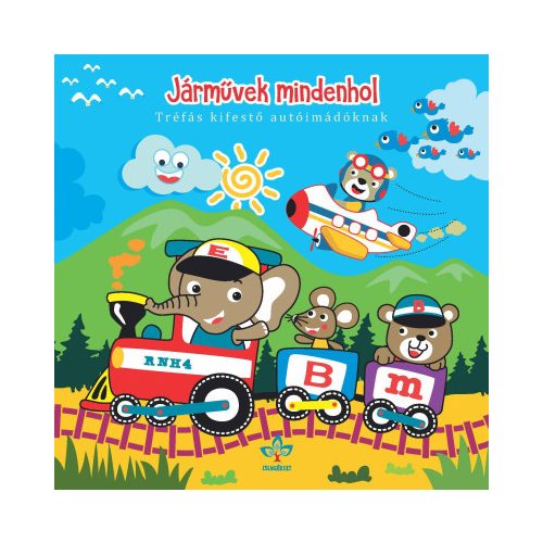 Járművek mindenhol – Tréfás kifestő autóimádóknak