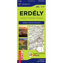 Erdély Comfort LAMINÁLT autótérkép 1:550 000