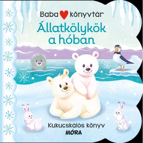 Babakönyvtár - Állatkölykök a hóban