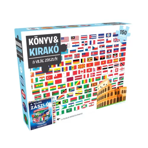 A világ zászlói - Könyv & Kirakó