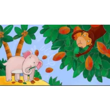 Az elefánt reggelije - Diafilm