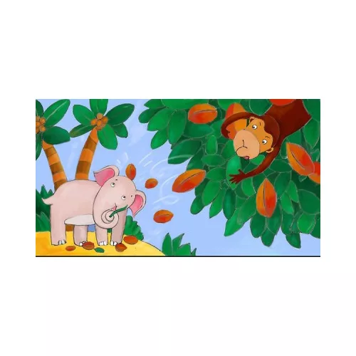 Az elefánt reggelije - Diafilm