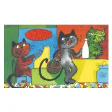 Pincérfrakk utcai cicák - Diafilm