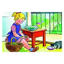 Zsuzsi segít anyukának - Diafilm