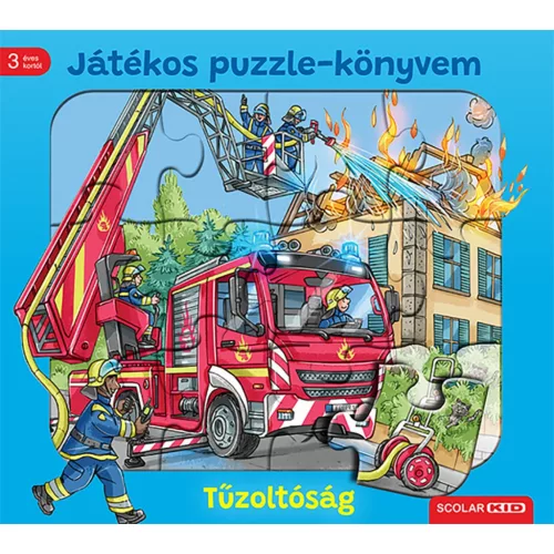 Játékos puzzle-könyvem: Tűzoltóság