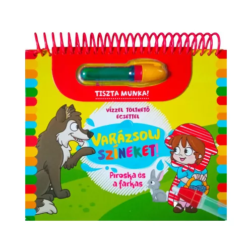 Varázsolj színeket! - Piroska és a farkas