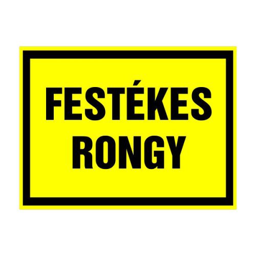 Festékes rongy, 20x15cm / Öntapadós vinil