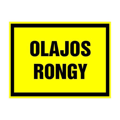 Olajos rongy, 20x15cm / Öntapadós vinil