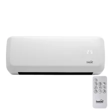   Home FKF 42201 fali elektromos ventilátoros fűtőtest, 1000W/2000W, heti program, távirányító, fehér