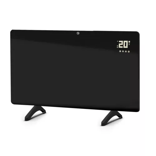 HOME FKIS600WIFI hordozható/fali infrasugárzó fűtőtest, 600 W, beltéri, hangtalan, digitális termosztát, ECO üzemmód, gyerekzár, IP44, túlmelegedés elleni védelem