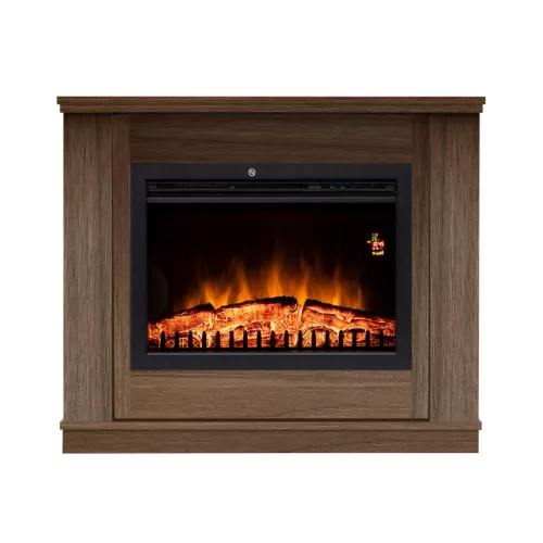 Home FKKF06 + FKKI 03 KIT FKK CALGARY beépíthető elektromos látványkandalló kerettel, admiral dió