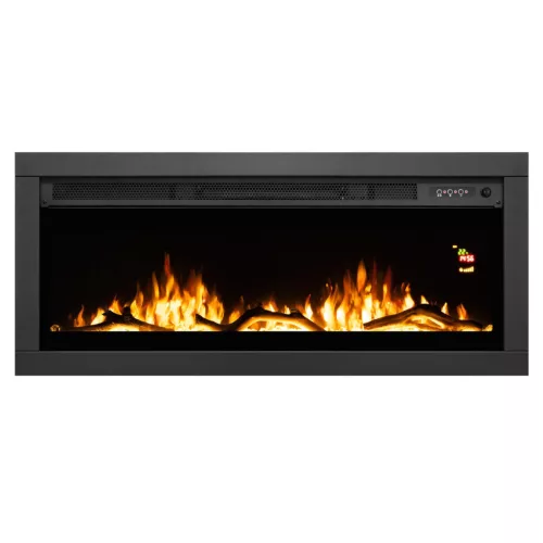 HOME FKKI08 beépíthető/fali elektromos látványkandalló, max. 2000 W, fényeffekt, 2 fokozat, heti időzítés, távirányító