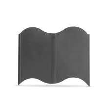   Virágágyás szegély / kerítés - 15 x 14 cm - fekete - 20 db / csomag