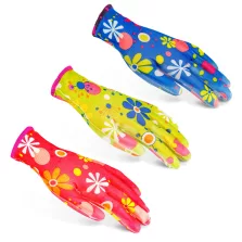 Mintás kerti kesztyű