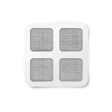   Szúnyogháló javítófolt - 10 x 10 cm - fekete - 4 db / csomag