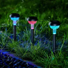   Leszúrható szolár lámpa - RGB LED - 7 x 30 cm - színváltós