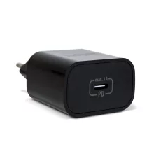 Adapter - Type-C - gyorstöltő, PD20W - fekete