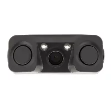 Tolatókamera - LED-del, parkolószenzorokkal - 12V