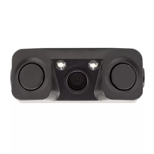 Tolatókamera - LED-del, parkolószenzorokkal - 12V