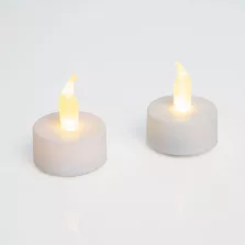 LED-es teamécses - fehér - 2 db / bliszter