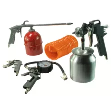   Általános szerszámkészlet - pneumatikus - levegő-, festék-, olajpisztoly - 5 db-os szett