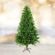 Műfenyő - 210 cm - 3D lucfenyő - kétszínű - PVC