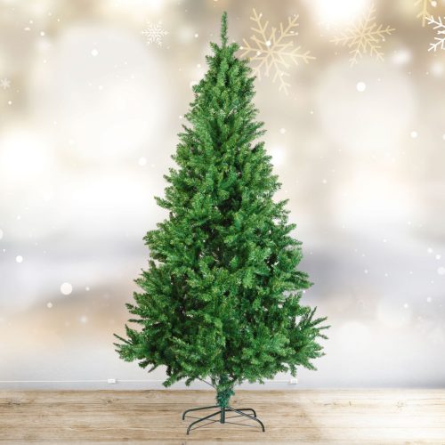 Műfenyő - 210 cm - Nordmann - PVC - sötétzöld