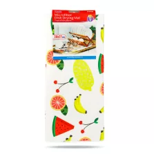   Mikroszálas edényszárító alátét - 38 x 51 cm - déligyümölcs mintás
