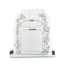 Színezhető tornazsák - 4 filccel - 33 x 27 cm