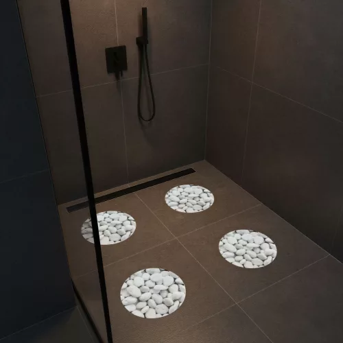 Öntapadós csúszásgátló - köves  - 19 cm - 4 db / csomag