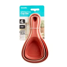   Mérőkanál szett - műanyag - 17 x 9,3 x 6 cm - 4 db / csomag