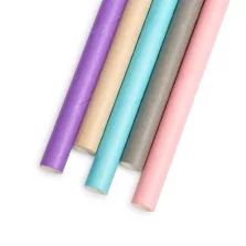   Papír szívószál - pasztel - 197 x 6 mm - 5 féle - 150 db / csomag