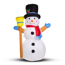   Felfújható hóember - 120 cm - IP44 - RGB színes LED - 100 - 240V