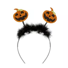 Halloween-i hajráf - csillogós tök