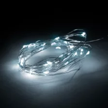   Fényfüggöny - 300 db hidegfehér microLED-del - 3 x 3 m - 230V - távirányítós
