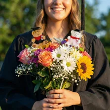 Leszúrható dekoráció - maci - 50 x 10 cm - 5 féle