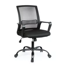   Irodai forgószék - fix karfával - fekete - 70 x 51 / 52 x 50 cm