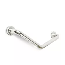   Fürdőszobai kapaszkodó - 45°-ban hajlított - rozsdamentes acél - krómozott - 25 + 25 cm