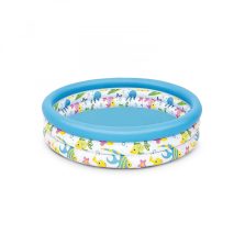 Felfújható gyerekmedence - tengeri - 122 x 25 cm - 140 L