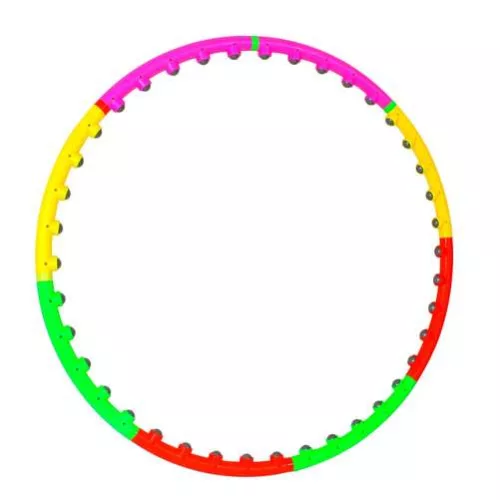 Masszírozó hulahopp karika - 90 cm