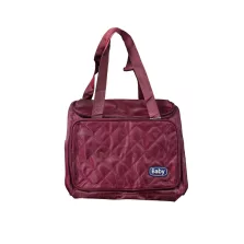 Pelenkázó táska - bordó