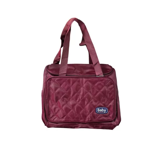 Pelenkázó táska - bordó