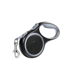 Póráz - 8 m - fekete / szürke