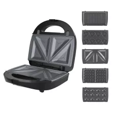   WinningStar - Tapadásmentes melegszendvics sütő 5 az 1 -ben - 750 W