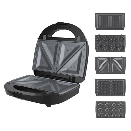 WinningStar - Tapadásmentes melegszendvics sütő 5 az 1 -ben - 750 W