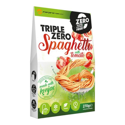 Triple Zero Pasta - Spaghetti paradicsommal - 270g - Forpro - Carb Control