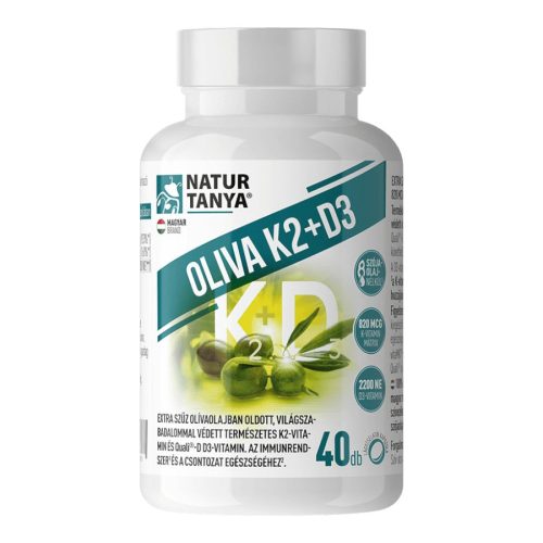 Oliva K2+D3 - 40 lágyzselatin kapszula - Natur Tanya