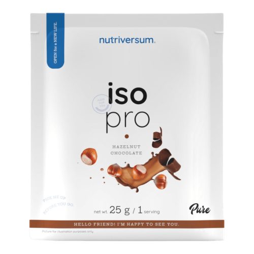 ISO PRO - 25 g - mogyorós-csokoládé - Nutriversum