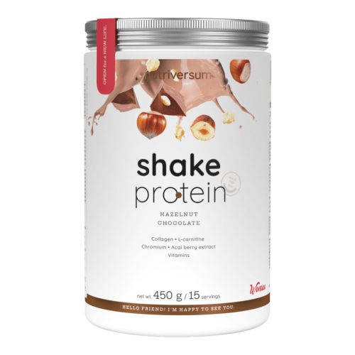 Shake Protein - 450 g - mogyorós-csokoládé - Nutriversum