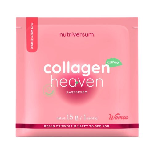 Collagen Heaven - 15 g - málna steviával - Nutriversum